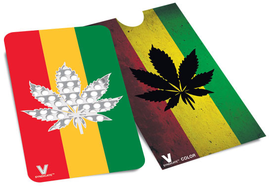 GRINDER carta di credito- Foglia di Cannabis Santaplanta Grow Shop